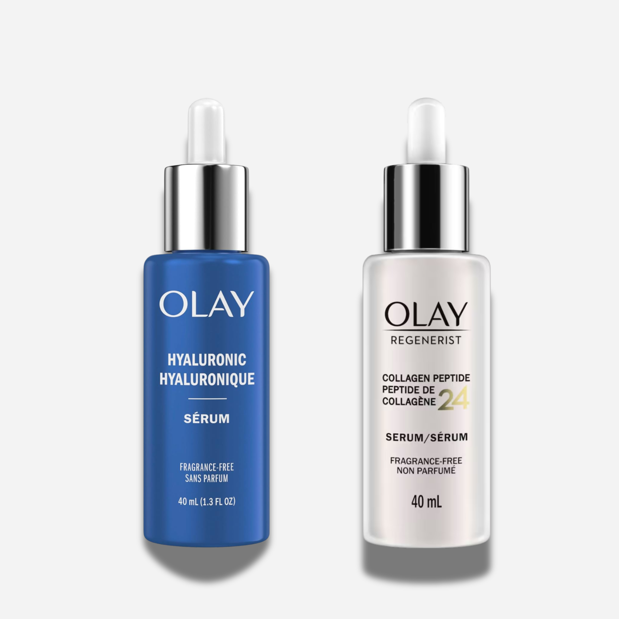 Olay Hyaluronic Serum + Collagen Peptide24 Hydration Duo