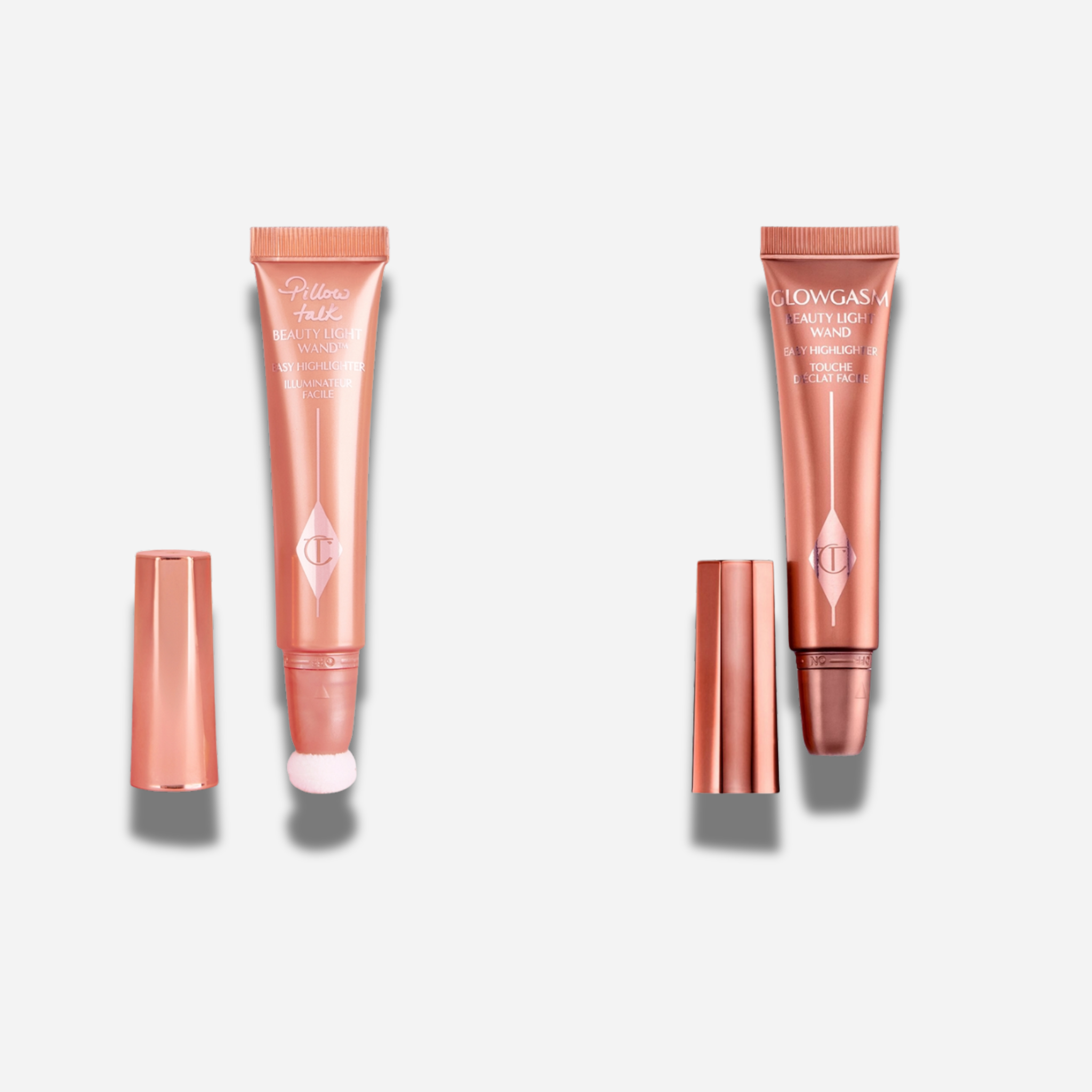 Charlotte Tilbury Beauty Light Wand Duo – Pillow Talk Light/Medium & Pinkgasm